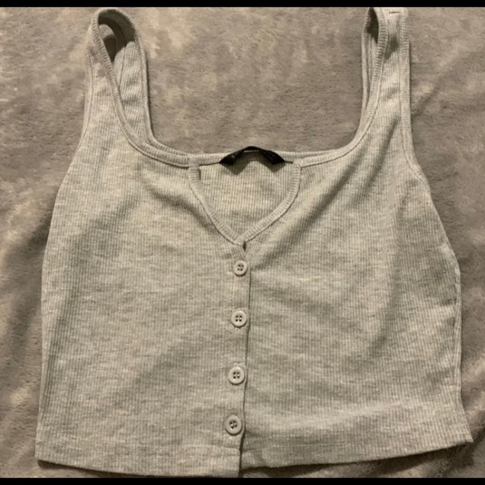 shein grey tank top